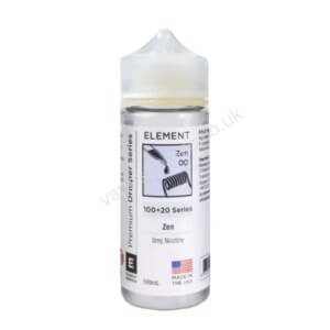 Element Dripper Zen 100ml Eliquid Shortfill Bottle