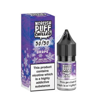 Grape 10ml 50 50 Eliquid Bottle With Box By Moreish Puff Chilled 5050