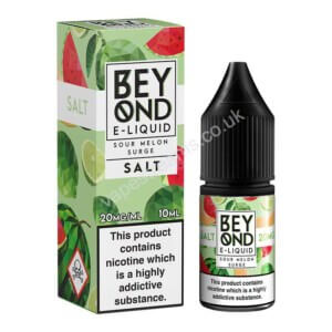 ivg beyond salt sour melon surge nic salt eliquid bottle with box