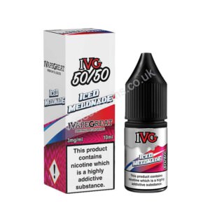 ivg iced melonade 10ml 50 50 eliquid bottle with box