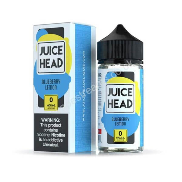 juice head blueberry lemon 100ml eliquid shortfill bottle with box