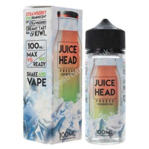 Juice Head Freeze Strawberry Kiwi 100ml Eliquid Shortfill Bottle With Box