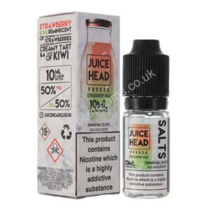 Juice Head Freeze Strawberry Kiwi Nicotine Salt Eliquid Bottle With Box