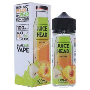Juice Head Peach Pear 100ml Eliquid Shortfill Bottle With Box