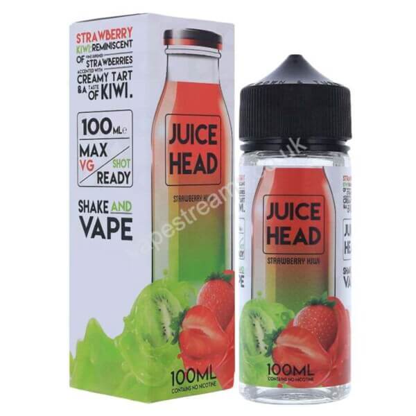 Juice Head Strawberry Kiwi 100ml Eliquid Shortfill Bottle With Box