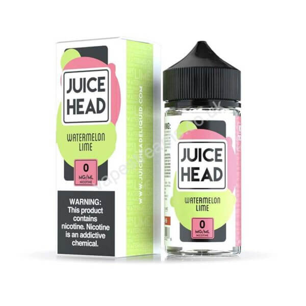 juice head watermelon lime 100ml eliquid shortfill bottle with box