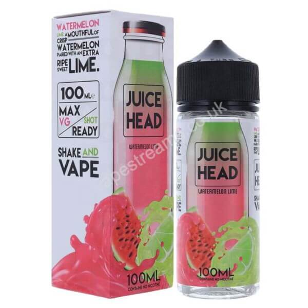 Juice Head Watermelon Lime 100ml Eliquid Shortfill Bottle With Box