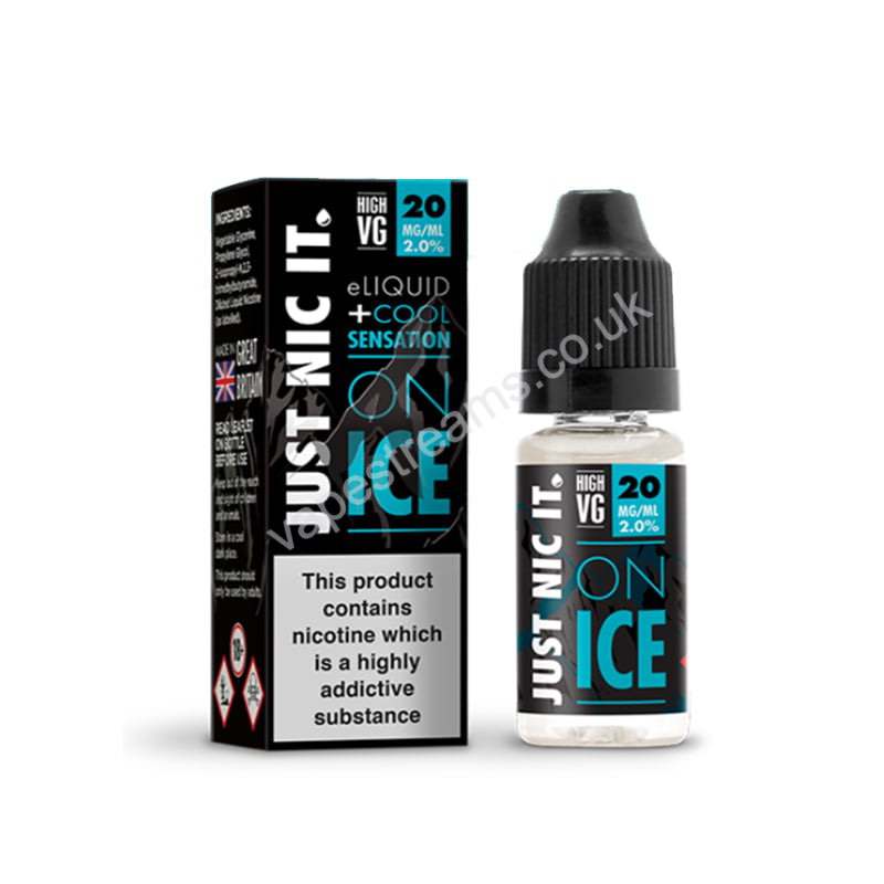 Just Nic It On Ice 80 20vg Nicotine Booster Shot