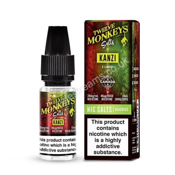 Kanzi Nicotine Salt Eliquid By Twelve Monkeys Salts