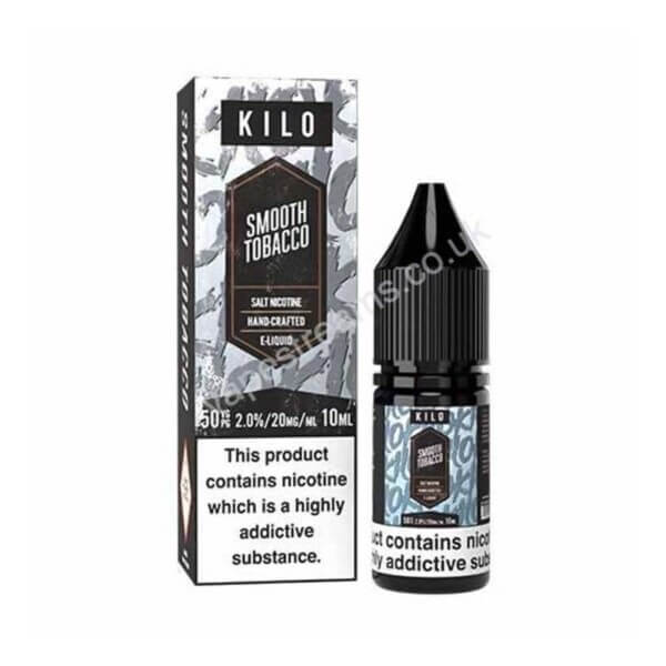 kilo smooth tobacco nic salt eliquid 10ml bottle with box