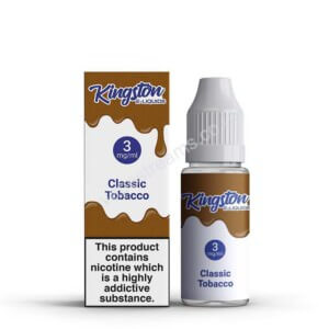 kingston classic tobacco 5050 10ml tpd eliquid bottle with box