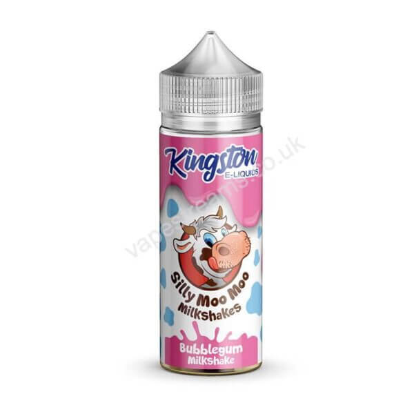 Kingston Silly Moo Bubblegum Milkshake 100ml Eliquid Shortfill Bottle