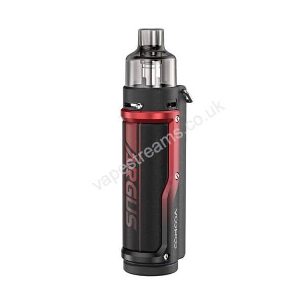 Litchi Leather And Red Voopoo Argus Pro Vape Pod Starter Kit