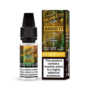 Mangabeys Nicotine Salt Eliquid By Twelve Monkeys Salts