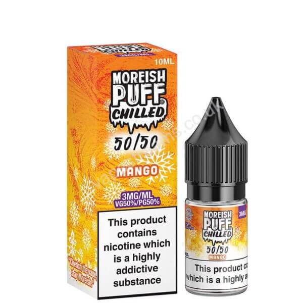 Mango 10ml 50 50 Eliquid Bottle With Box By Moreish Puff Chilled 5050