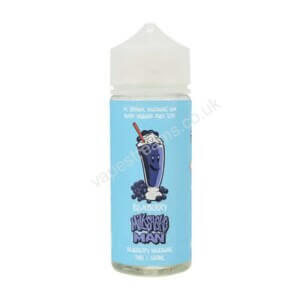 marina vape blueberry milkshake man 100ml e liquid shortfill bottle