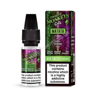 Matata Nicotine Salt Eliquid By Twelve Monkeys Salts