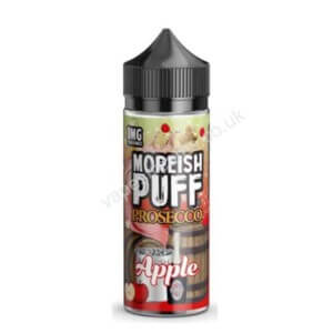 moreish puff prosecco apple 100ml eliquid shortfill bottle