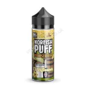 moreish puff prosecco elderflower 100ml eliquid shortfill bottle