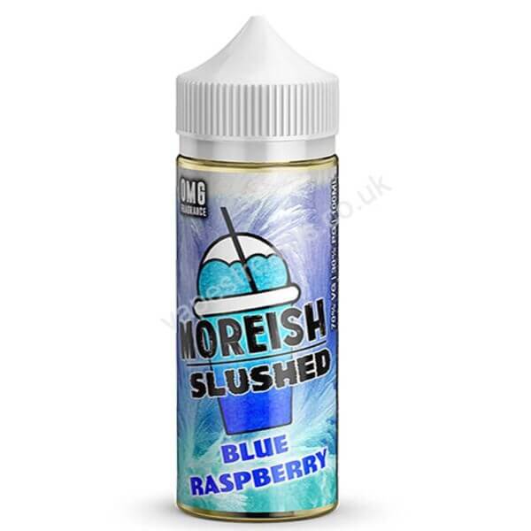 Moreish Slushed Blue Raspberry 100ml E Liquid Shortfill Bottles