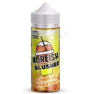 Moreish Slushed Lemon And Pineapple 100ml E Liquid Shortfill Bottles