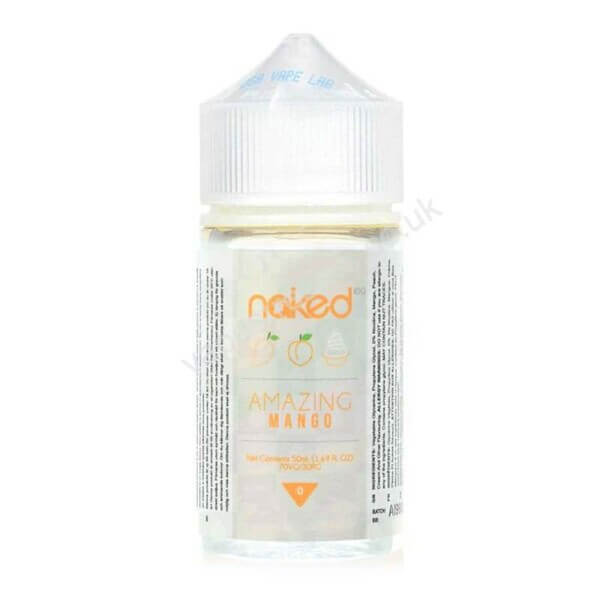 Naked100 Amazing Mango 50ml Eliquid Shortfill Bottle