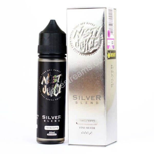 Nasty Juice Tobacco Silver Blend Eliquid 50ml Shortfill Bottle Pic