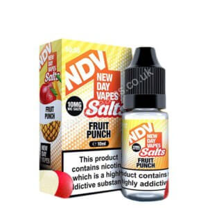 New Day Vapes Fruit Punch 10ml Nic Salt Eliquid Bottle With Box
