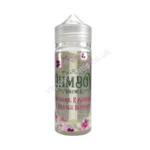 ohm boy vol 2 rhubarb raspberry orange bloss e liquid shortfill 100ml shortfill bottle 1