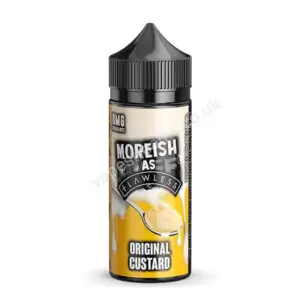 Original Custard 100ml Eliquid Shortfills By Moreish As Flawless Custard