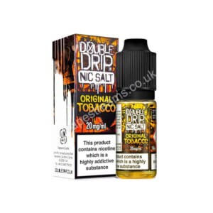 original tobacco 10ml nicotine salt eliquid by double drip coil sauce