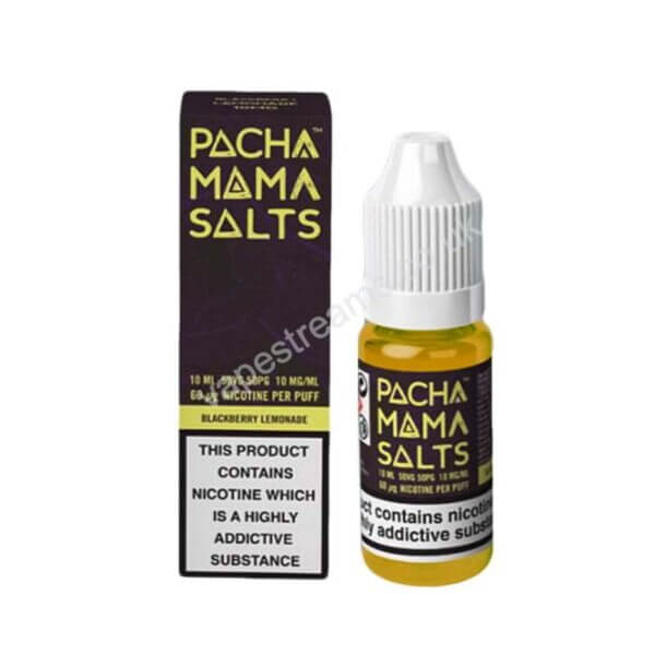 pacha mama blackberry lemonade nicotine salt eliquid by ccd