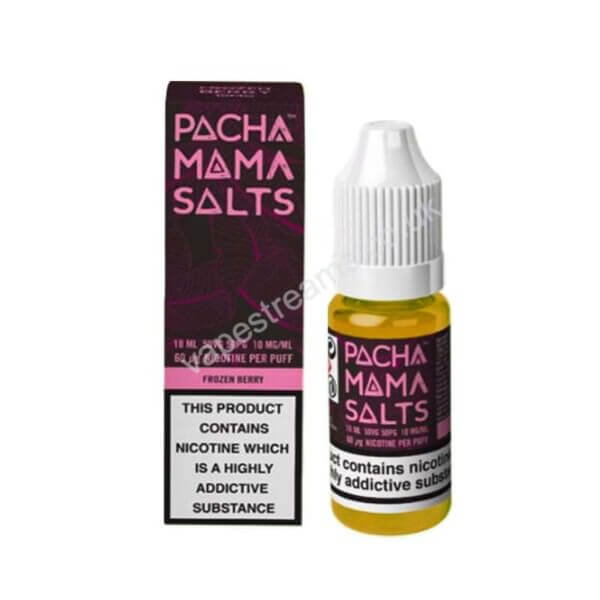 pacha mama frozen berry nicotine salt eliquid by ccd