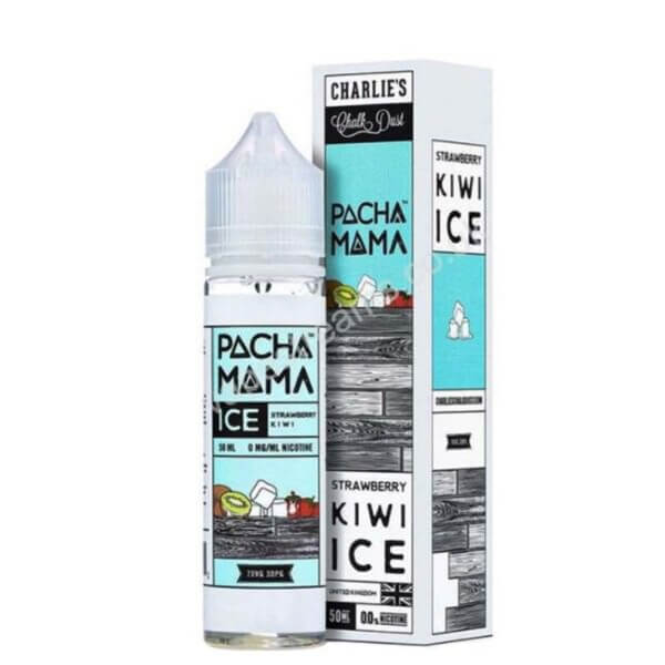 Pacha Mama Strawberry Kiwi Ice 50ml Eliquid Shortfill Bottle With Box By Charlies Chalk Dust