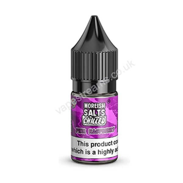Pink Raspberry Chilled Nicotine Salt Eliquids By Moreish Salts