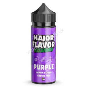Purple 100ml Eliquid Shortfill Bottle By Major Flavor Reloaded