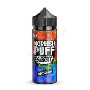 Rainbow 100ml Eliquid Shortfills By Moreish Puff Sherbet