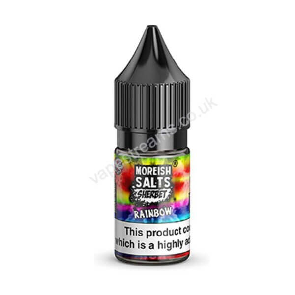 Rainbow Sherbet Nicotine Salt Eliquids By Moreish Salts