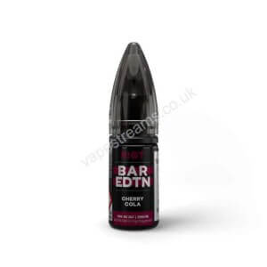 riot bar edtn cherry cola nic salt e liquid 10ml bottle