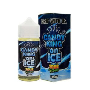 Sour Worms On Ice 100ml E Liquid Shortfill Bottle By Candy King 1