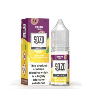 Sqzd Grape Pineapple Nicotine Salt Eliquid By Sqzd Fruit Co