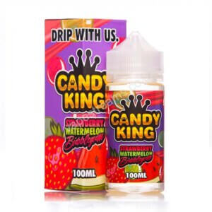 Strawberry Watermelon Bubblegum 100ml E Liquid Shortfill Bottle By Candy King