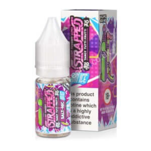 Tangy Tutti Frutti On Ice Nicotine Salt Eliquid Bottle With Box By Strapped Salt Nic