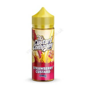 The Custard Company Strawberry Custard 100ml Eliquid Shortfill Bottle
