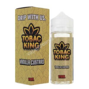 Vanilla Custard 100ml Eliquid Shortfills Bottle With Box By Tobac King