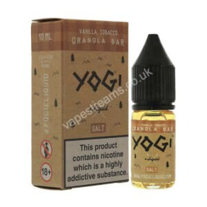 Vanilla Tobacco Granola Bar 10ml Nicotine Salt Eliquid By Yogi Salt 1