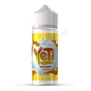 Yeti Orange Lemon 100ml Eliquid Shortfill Bottle