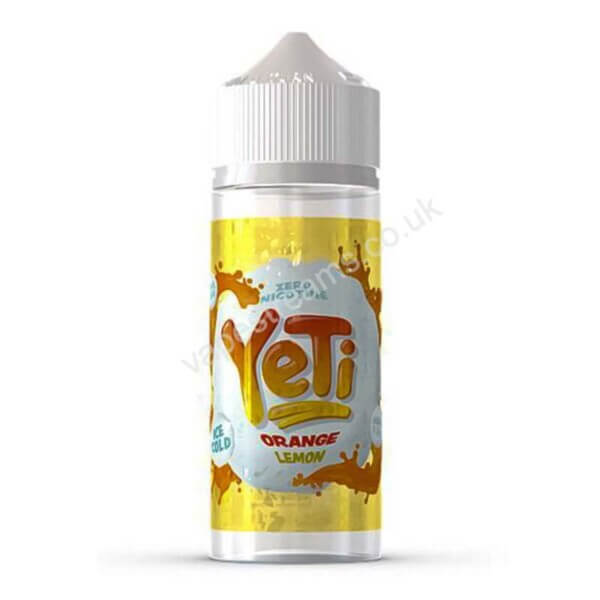 Yeti Orange Lemon 100ml Eliquid Shortfill Bottle