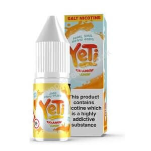 Yeti Orange Lemon Salt Nicotine Eliquid 10ml Bottle With Box
