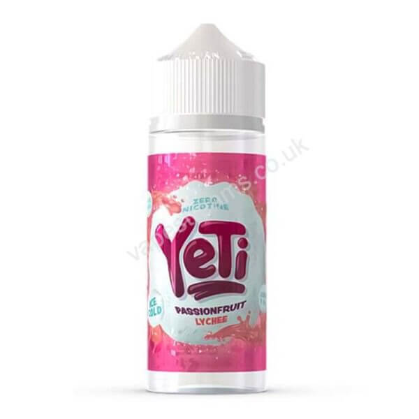 Yeti Passionfruit Lychee 100ml Eliquid Shortfill Bottle